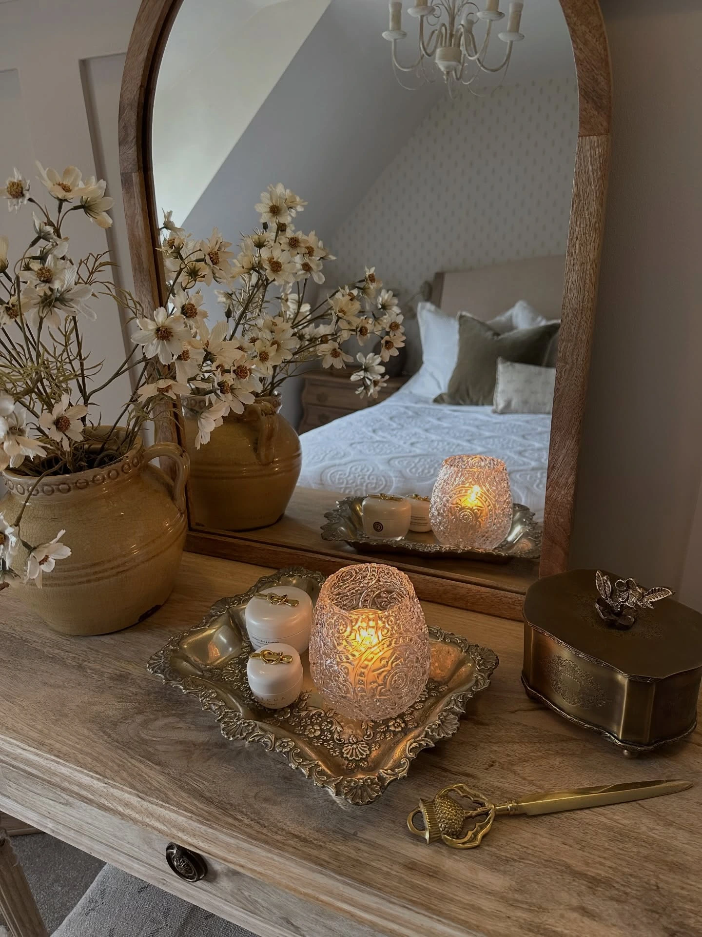 12- Corral Candles on a Tray