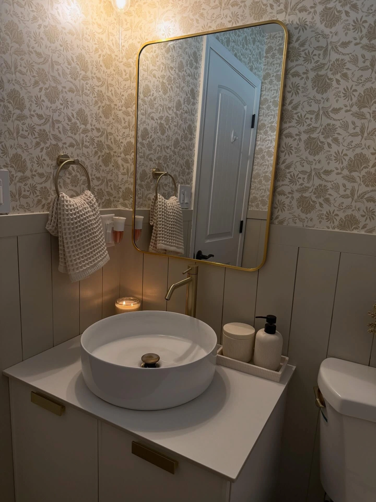 11- Create a Cozy Moody Powder Room
