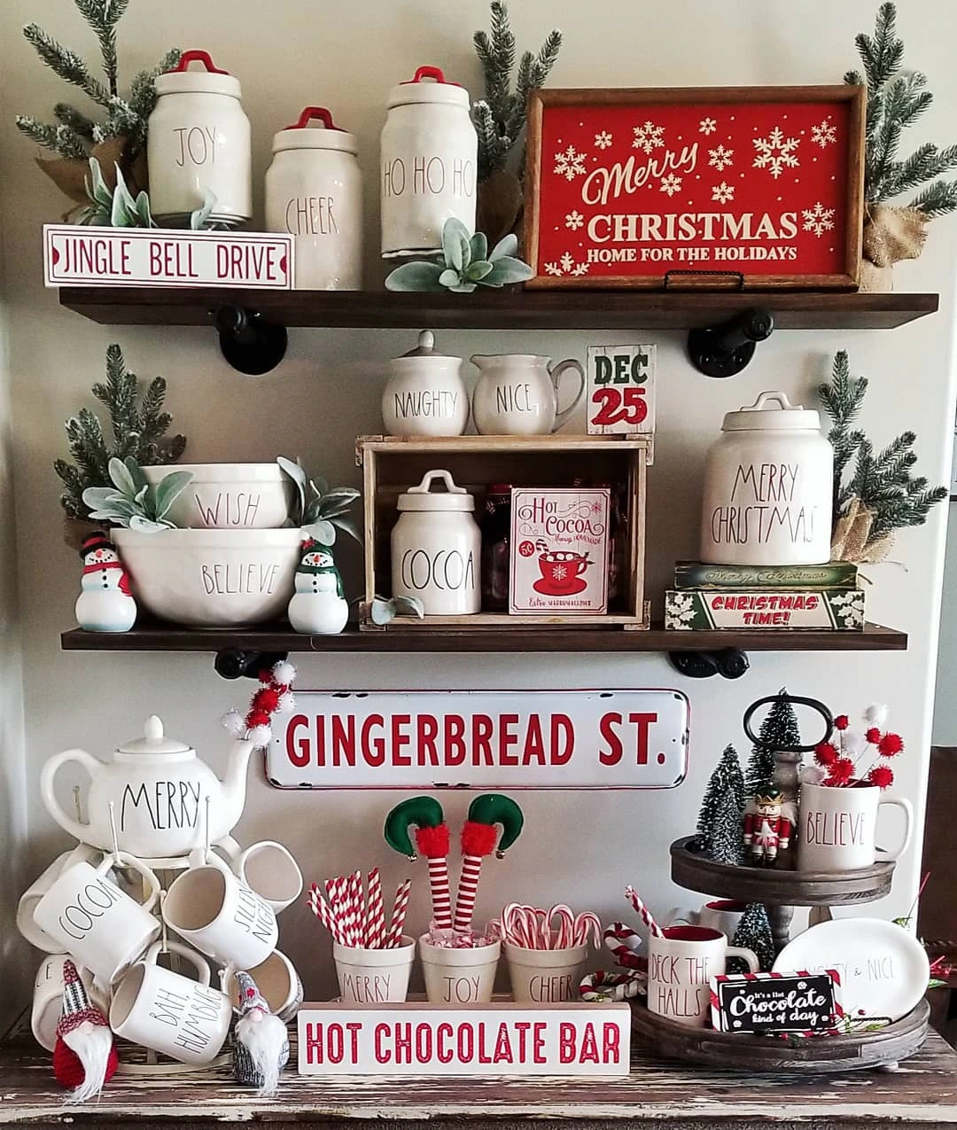 7- Create a Gingerbread Hot Chocolate Station
