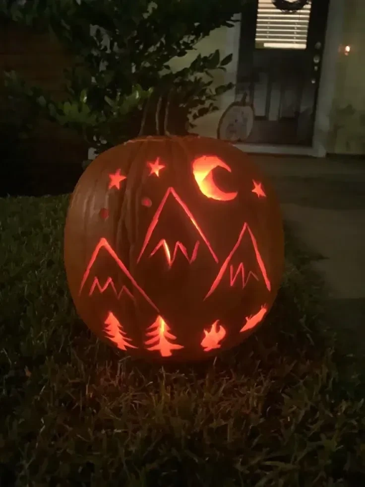 3- Create a Moonlit Mountain Scene