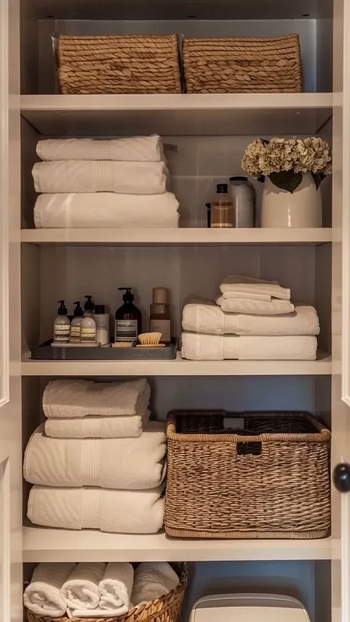 11- Fold Towels Into Size-Specific Stacks