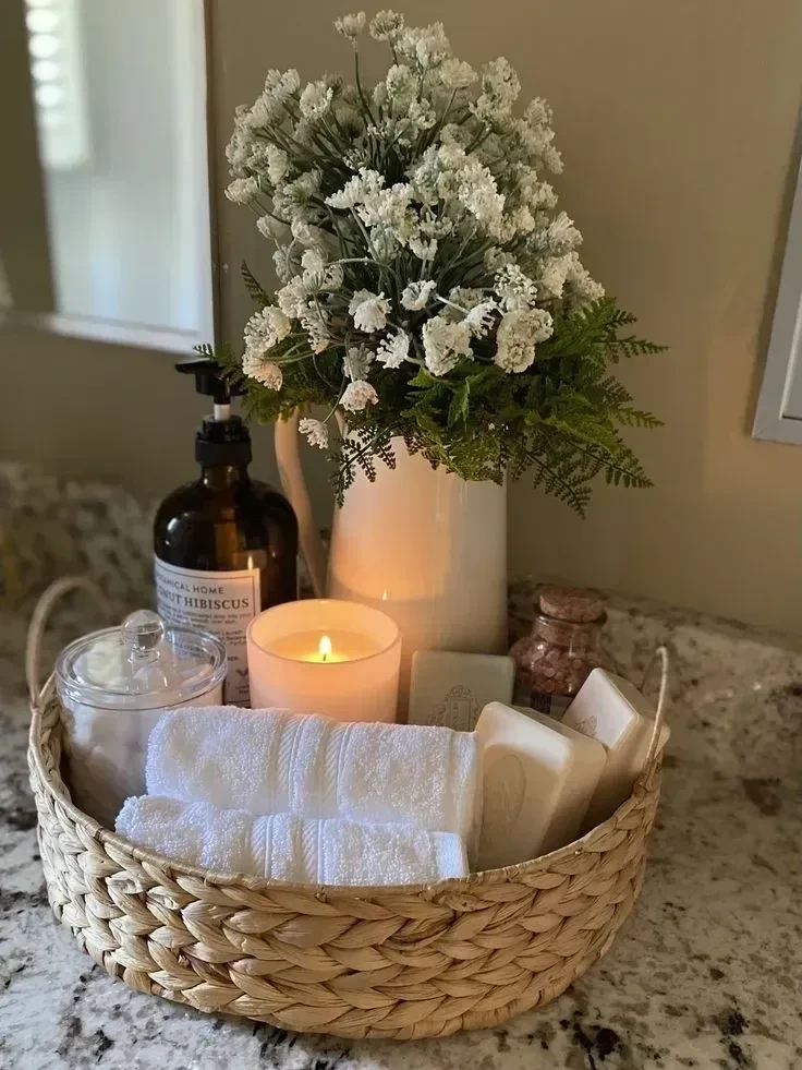10- Group Countertop Items on a Tray