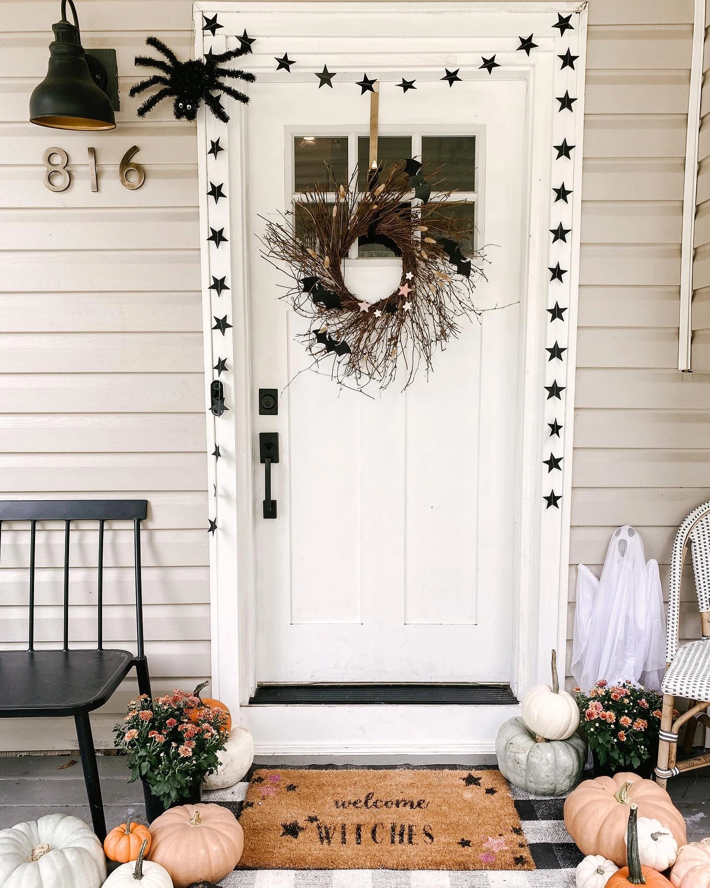 27- Hang a Textured Twig Wreath