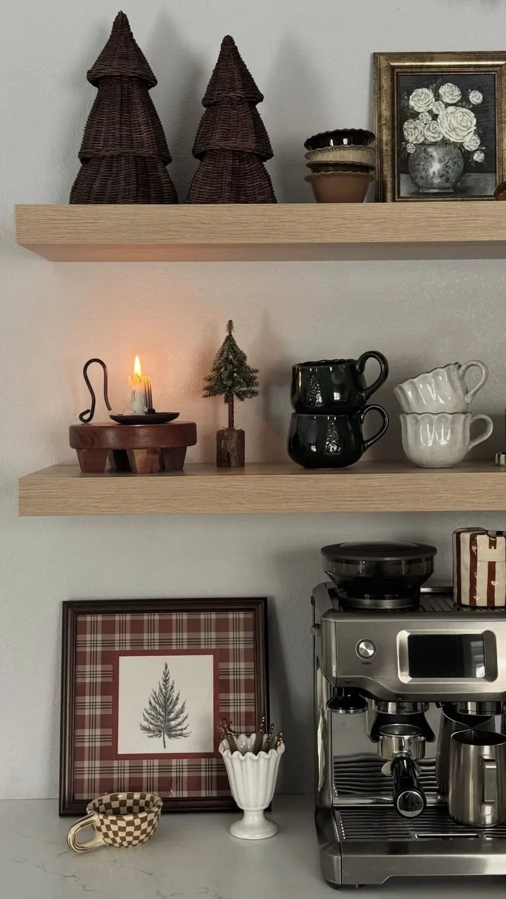16- Keep Holiday Shelves Soft and Neutral