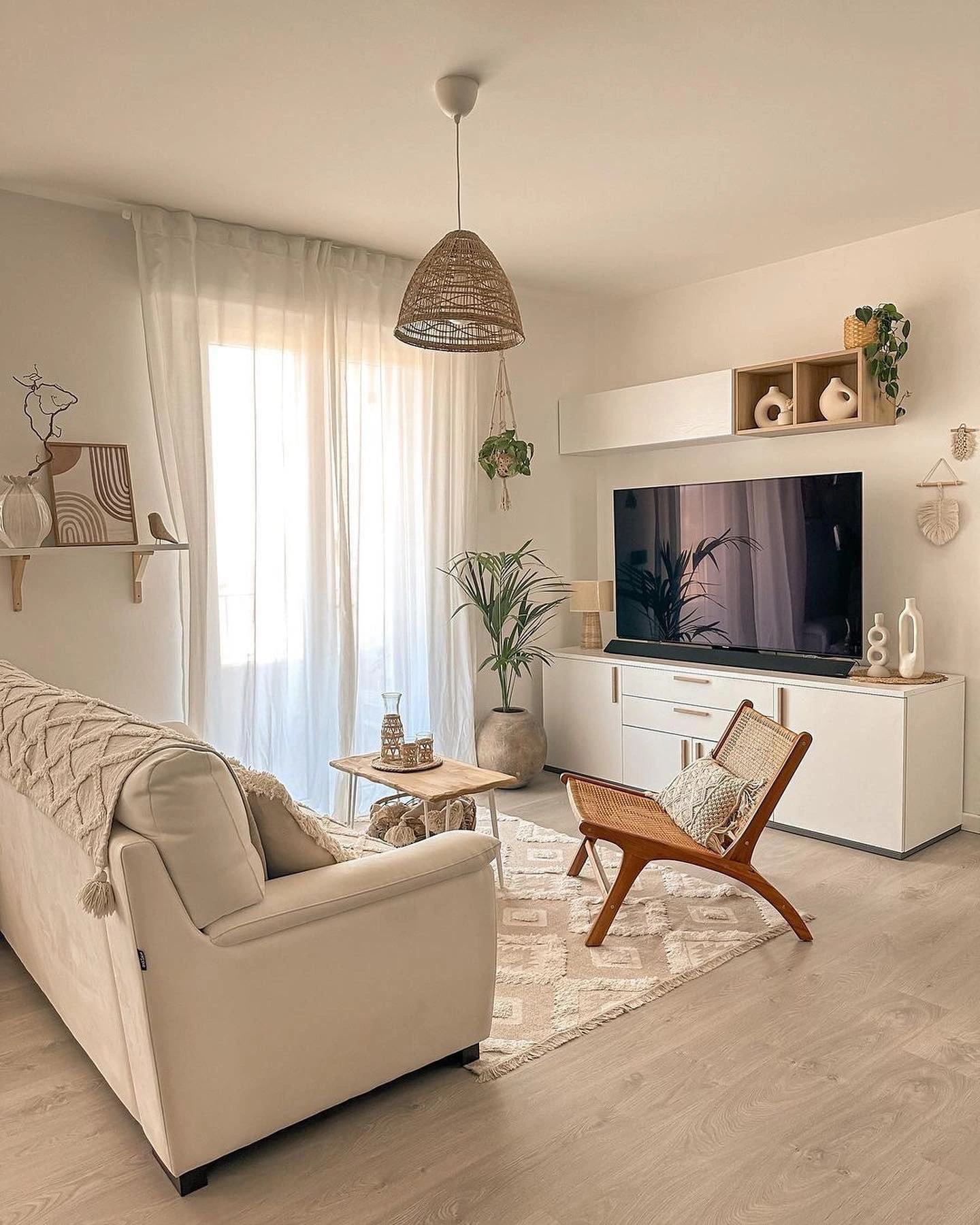 5- Keep the TV Wall Light and Calm