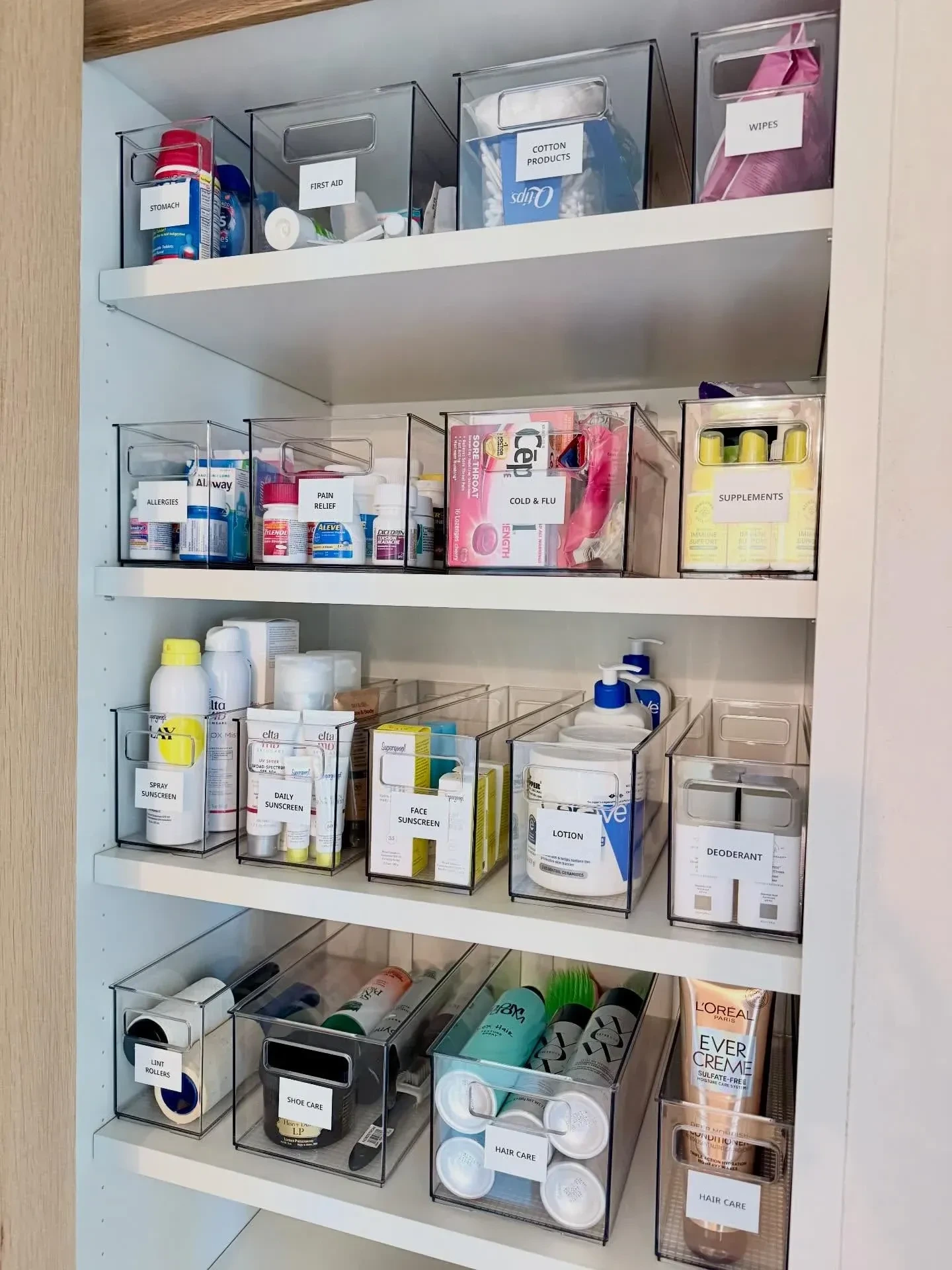 2- Label Shelves That Get Heavy Use