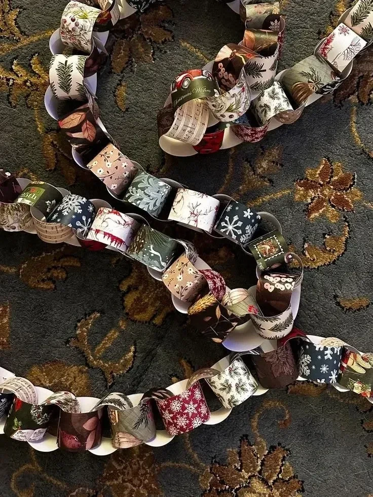 10- Link a Paper Chain Garland