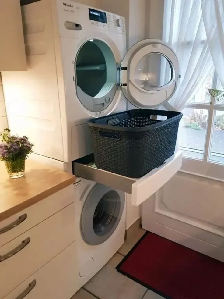 13- Make a Skinny Laundry Cupboard Work Harder