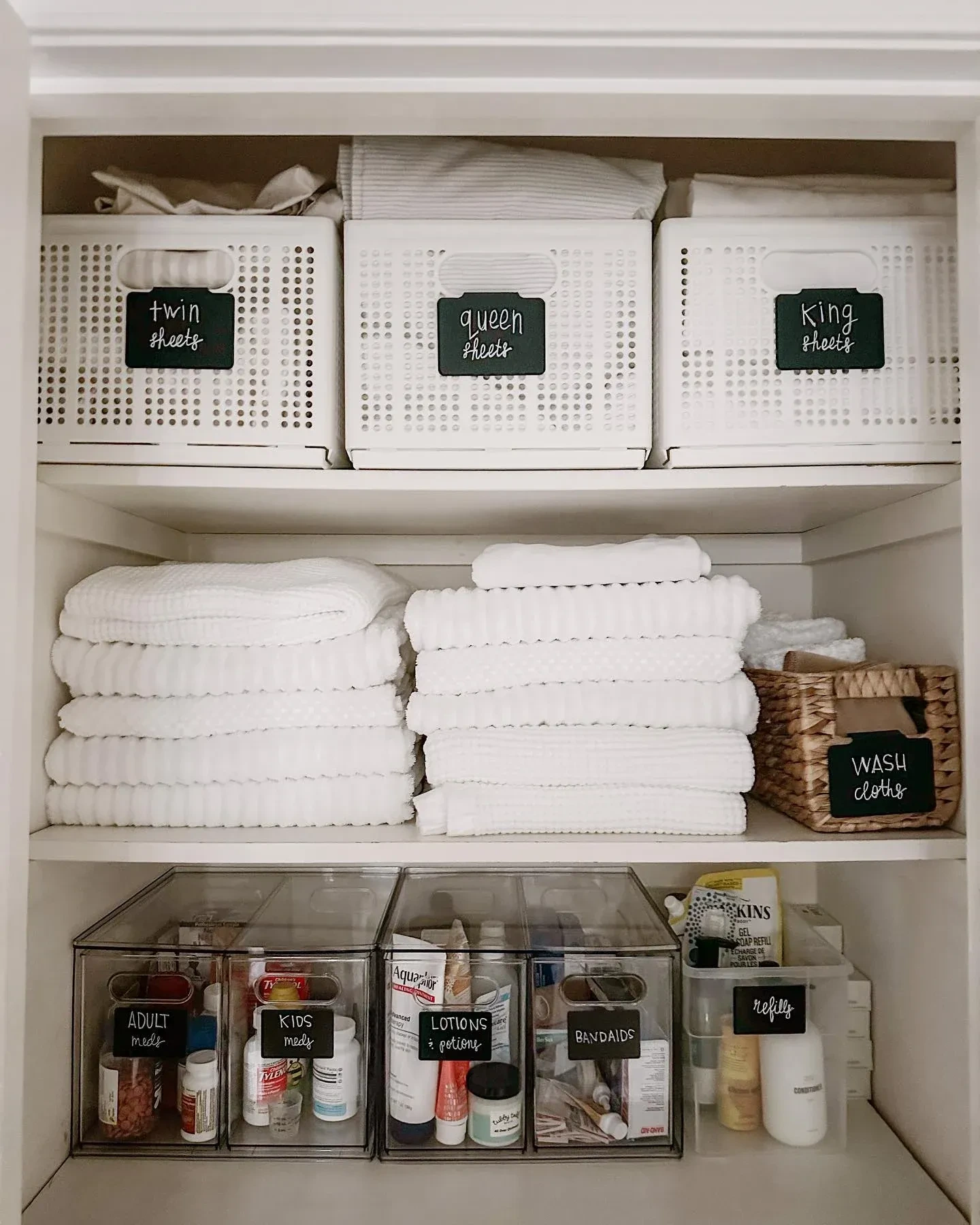 4- Make Backup Supplies Visible in Clear Bins