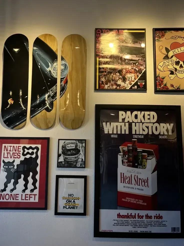 10- Mix Skateboards into a Gallery Wall