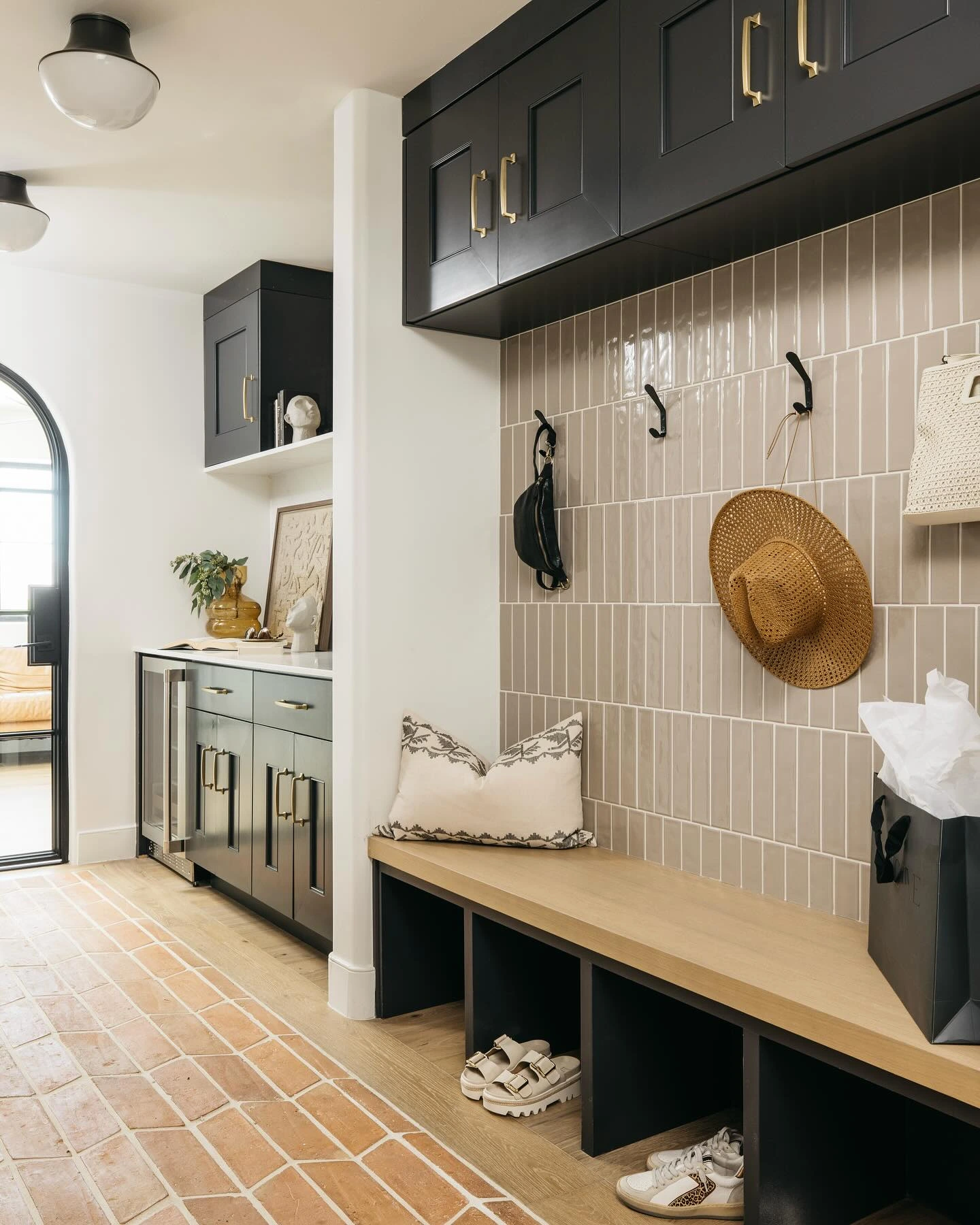 8- Place a Drop Zone Beside the Kitchen