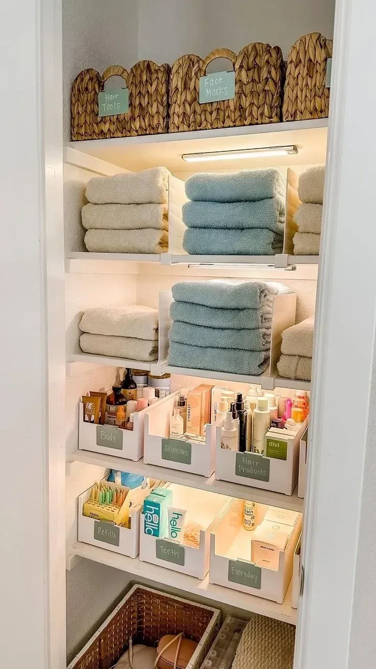 3- Reserve the Highest Shelf for Baskets