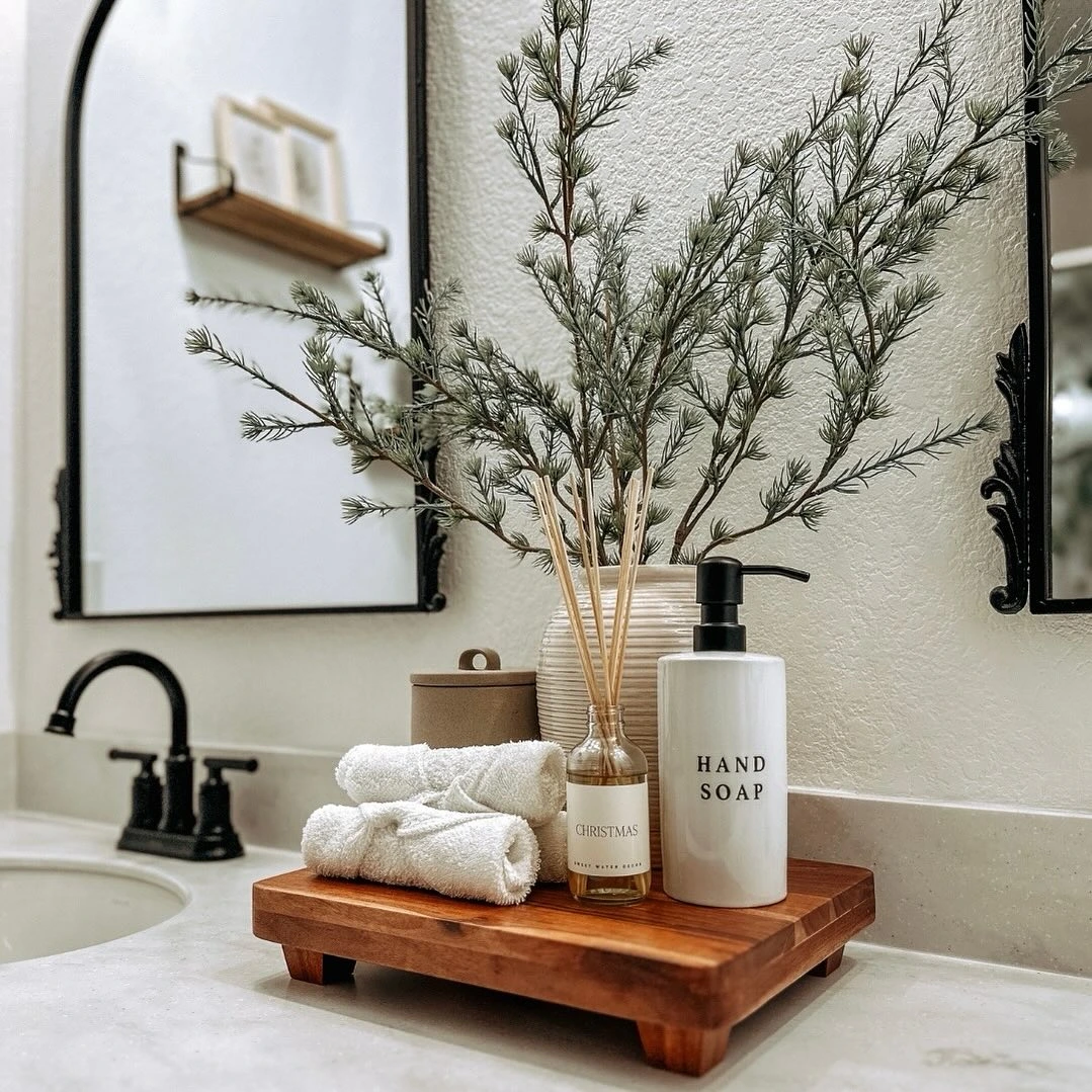 6- Soften a Double Vanity with Classic Details