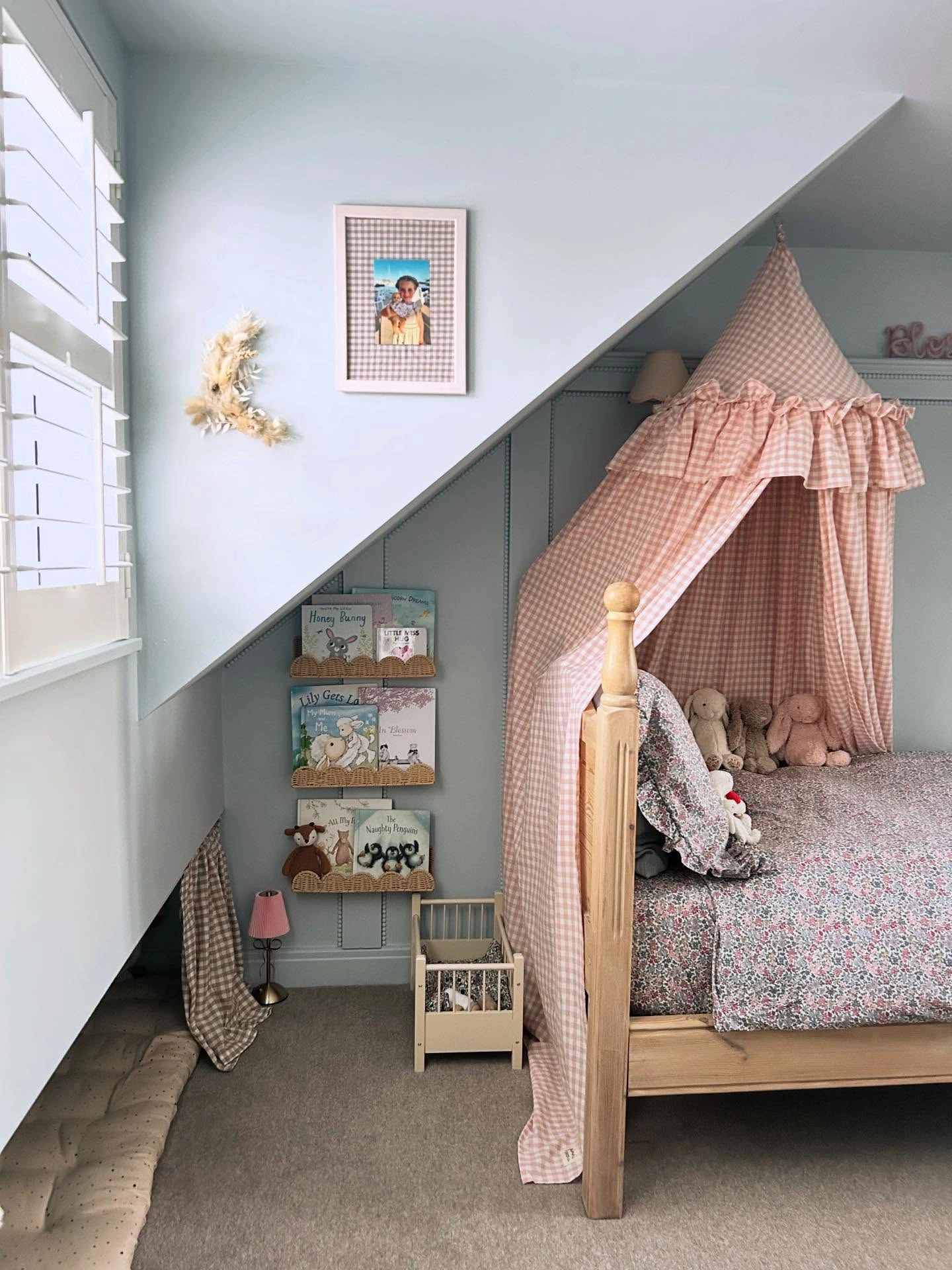 5- Tuck the Bed into a Sloped Corner