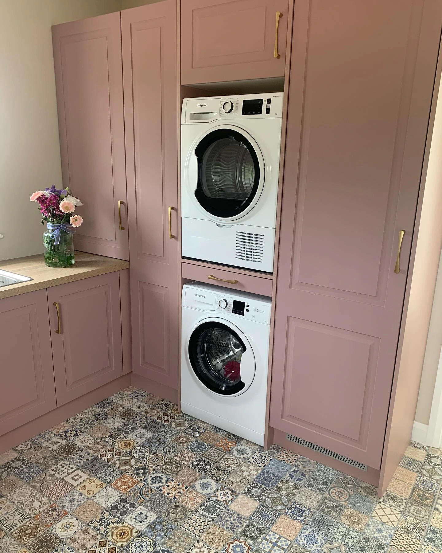 12- Use Baskets Above the Dryer
