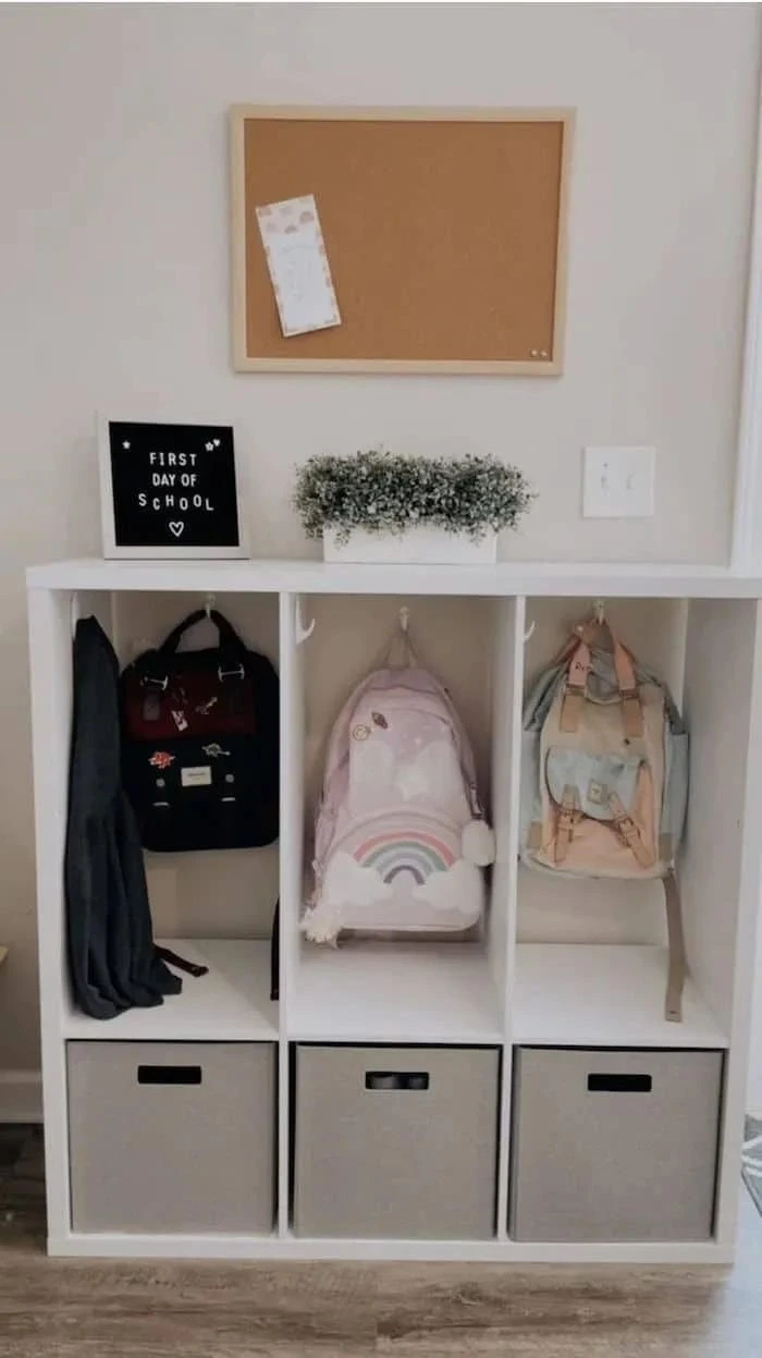 10- Use Cube Storage in a Small Entryway