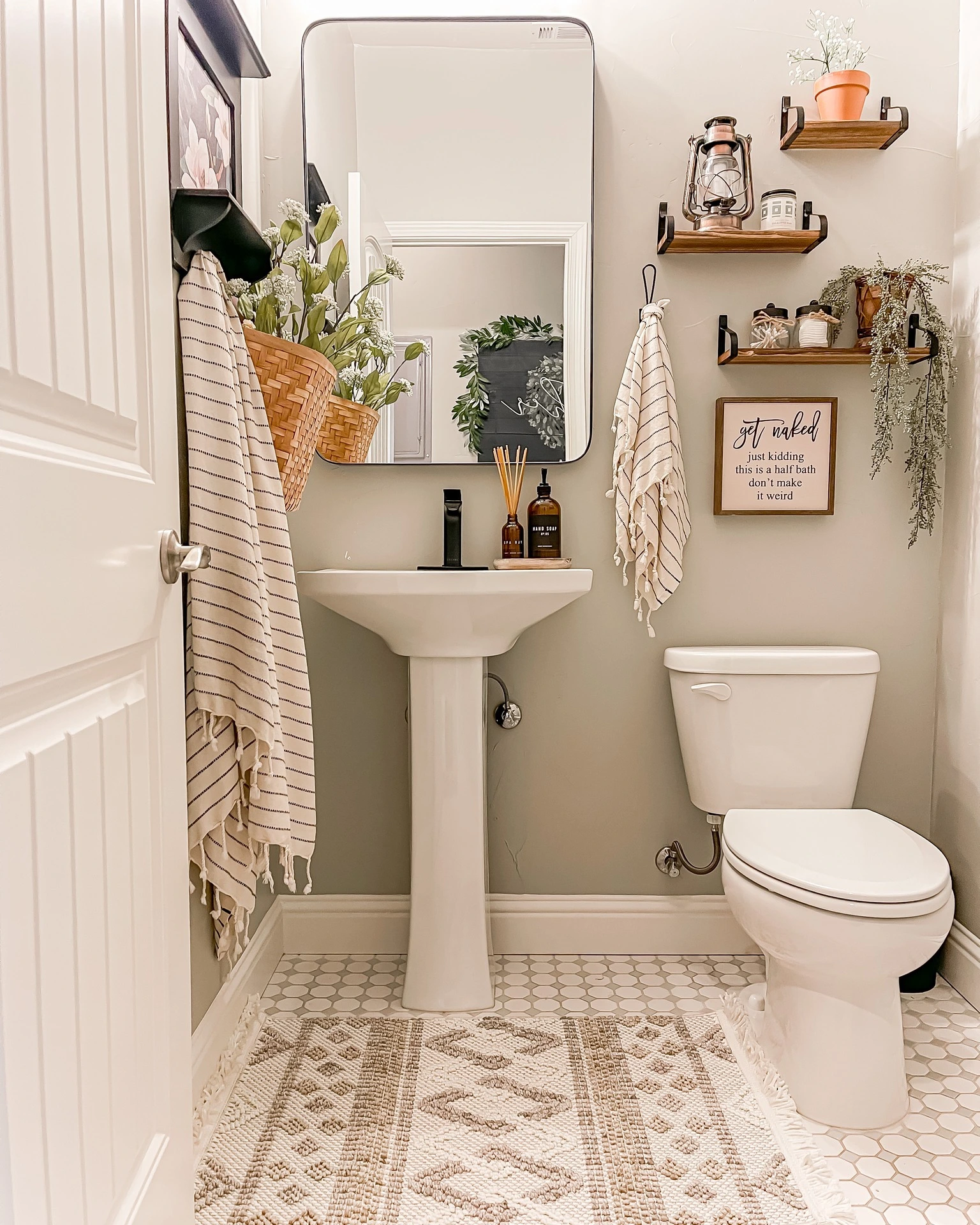 5- Warm Up the Floor with a Washable Rug